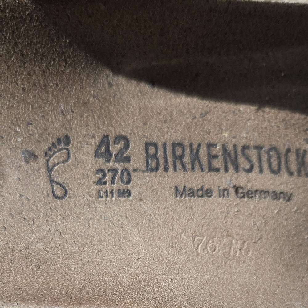 White Birkenstock Leather Sandals - Picture 8 of 8